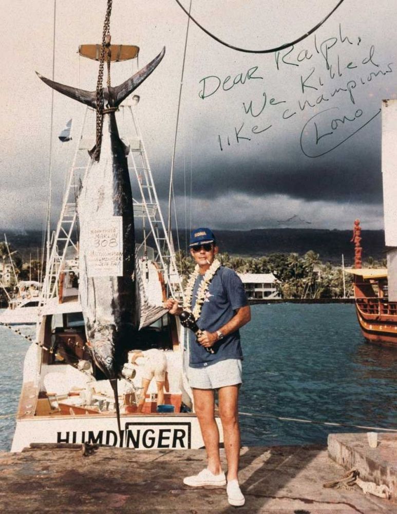 Hunter S. Thompson the Angler