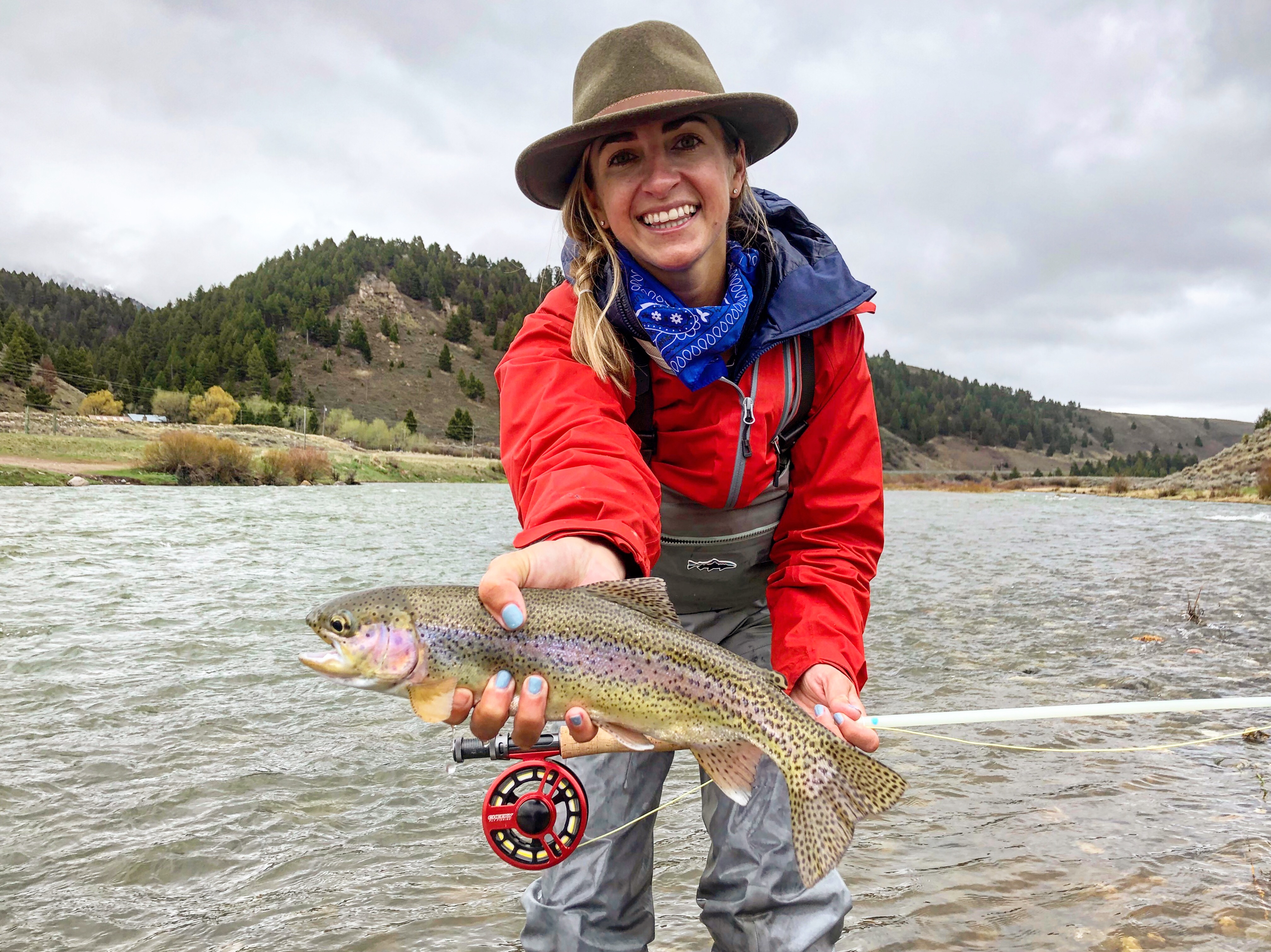 Postfly Ambassador Jenny Tates Heads to Montana To Fly Fish The Famous Madison River